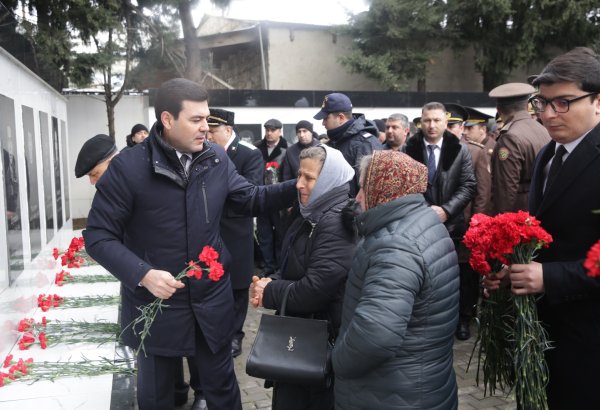 Xaçmazda 20 Yanvar faciəsi qurbanlarının əziz xatirəsi yad edilib (FOTO)