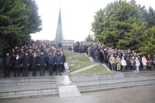Xaçmazda 20 Yanvar faciəsi qurbanlarının əziz xatirəsi yad edilib (FOTO)