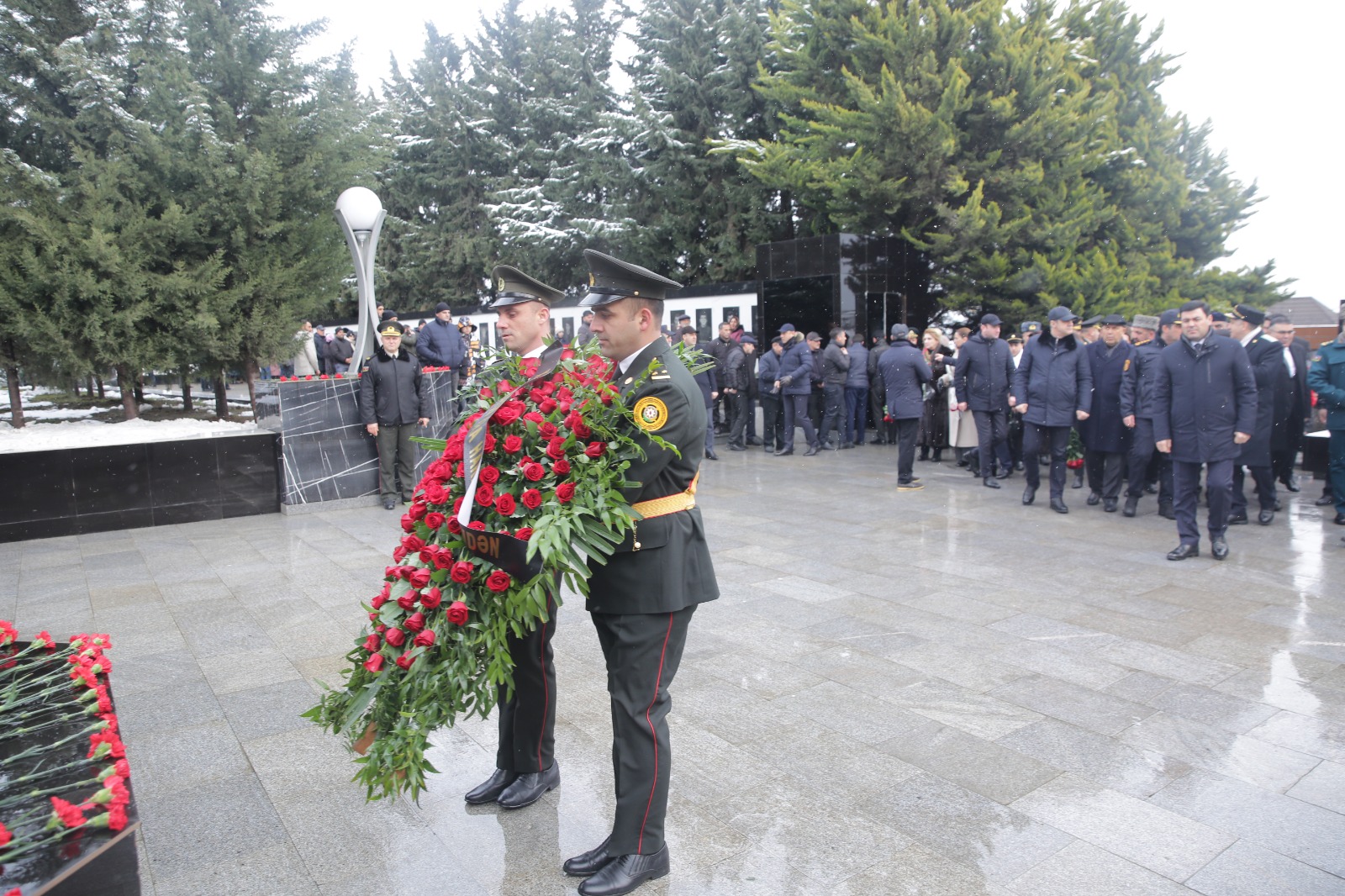 Xaçmazda 20 Yanvar faciəsi qurbanlarının əziz xatirəsi yad edilib (FOTO)