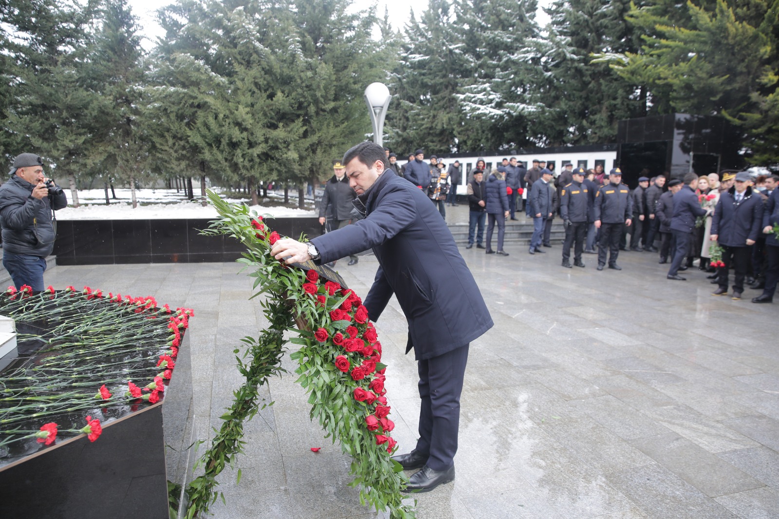 Xaçmazda 20 Yanvar faciəsi qurbanlarının əziz xatirəsi yad edilib (FOTO)