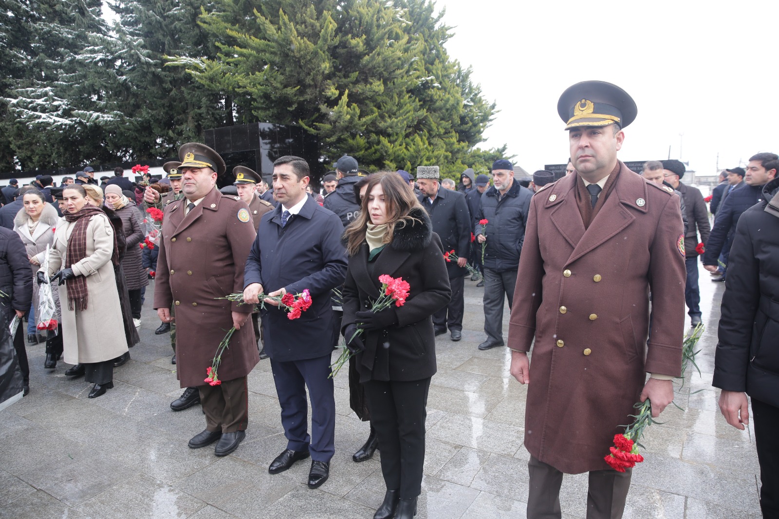 Xaçmazda 20 Yanvar faciəsi qurbanlarının əziz xatirəsi yad edilib (FOTO)
