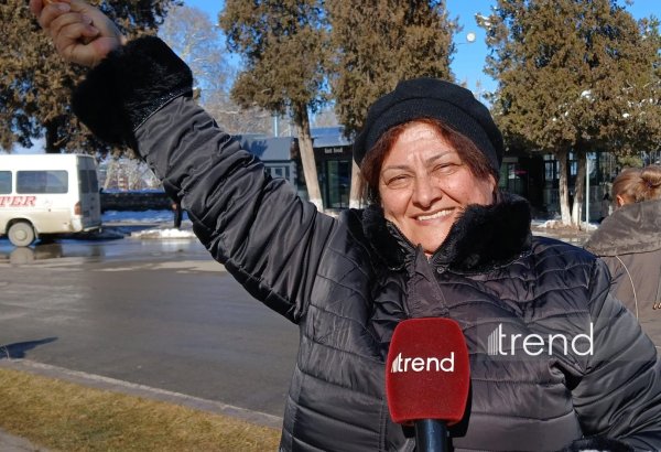 Doğma yurdda bayrağı dalğalandırmaq sözlə ifadə oluna bilməyəcək qədər gözəl hissdir - Xankəndi sakini