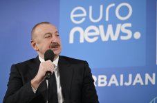 Prezident İlham Əliyev Davosda “Euronews” televiziyasına müsahibə verib (FOTO/VİDEO) (YENİLƏNİB)