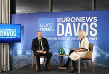 Prezident İlham Əliyev Davosda “Euronews” televiziyasına müsahibə verib (FOTO/VİDEO) (YENİLƏNİB)