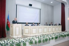 Xaçmazda 2025-ci ilin sosial-iqtisadi inkişafının yekunları və qarşıda duran vəzifələrə dair hesabat yığıncağı keçirilib (FOTO)