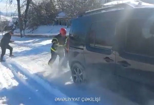 Şuşa, Xankəndi və Xocavənddə köməksiz qalan vətəndaşlar xilas edildi (VİDEO)