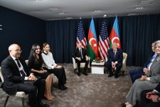 Davosda Prezident İlham Əliyev ilə Prezident Donald Tramp arasında görüş keçirilib (YENİLƏNİB) (FOTO/VİDEO)