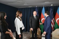 Davosda Prezident İlham Əliyev ilə Prezident Donald Tramp arasında görüş keçirilib (YENİLƏNİB) (FOTO/VİDEO)