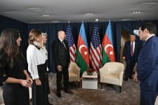 Davosda Prezident İlham Əliyev ilə Prezident Donald Tramp arasında görüş keçirilib (YENİLƏNİB) (FOTO/VİDEO)