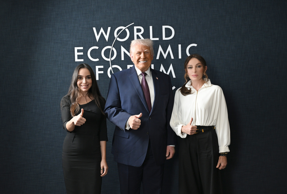 Davosda Prezident İlham Əliyev ilə Prezident Donald Tramp arasında görüş keçirilib (YENİLƏNİB) (FOTO/VİDEO)