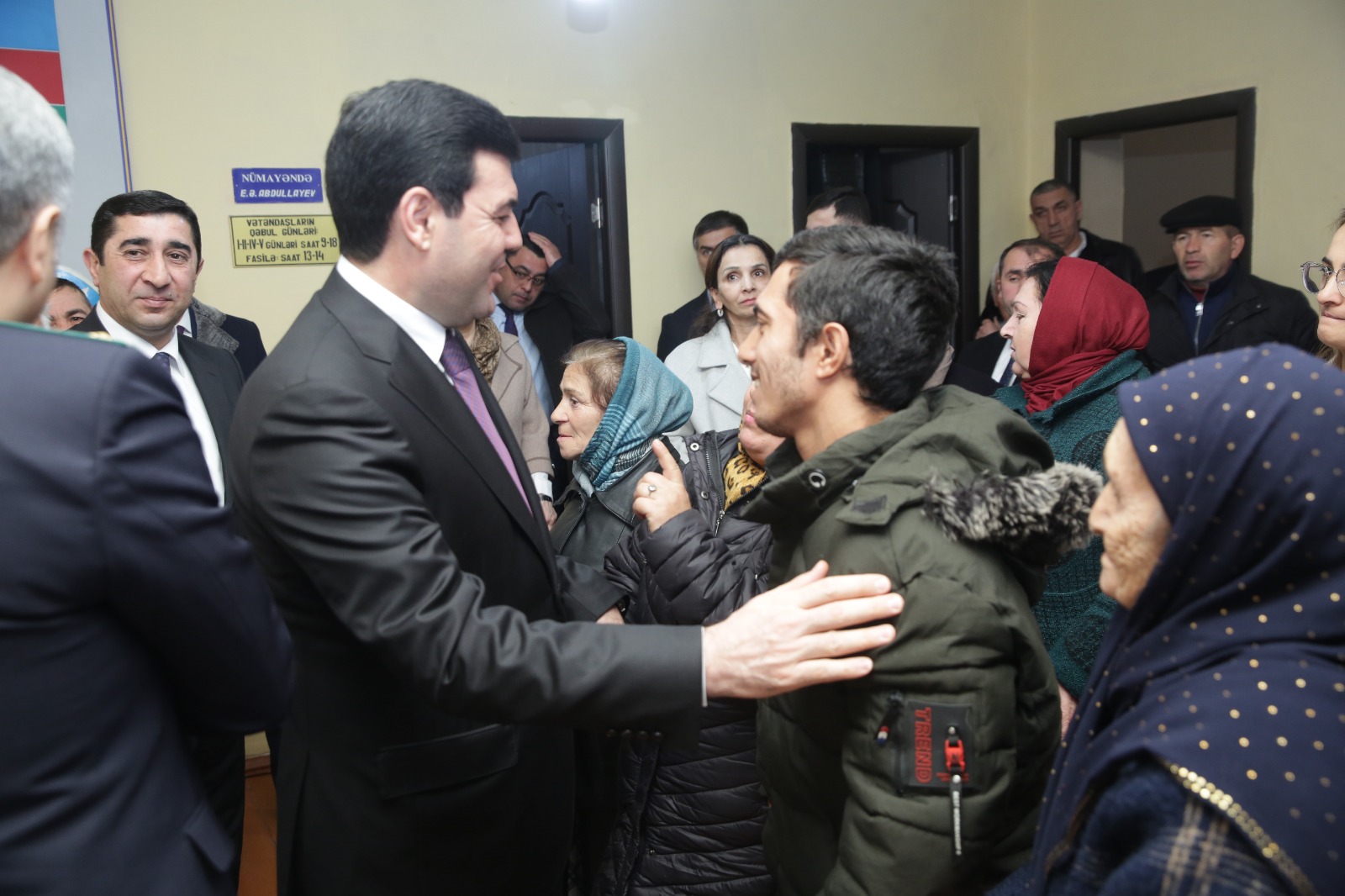 Xaçmazın Qaraqurtlu kəndində növbəti səyyar qəbul keçirilib (FOTO)