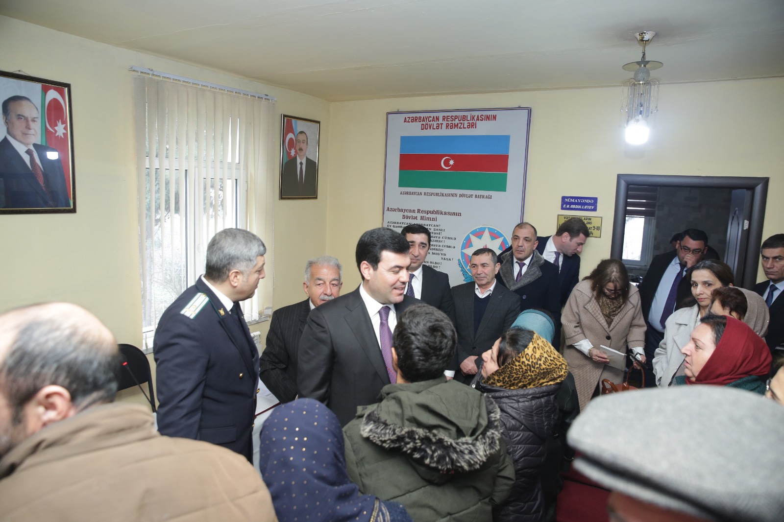 Xaçmazın Qaraqurtlu kəndində növbəti səyyar qəbul keçirilib (FOTO)