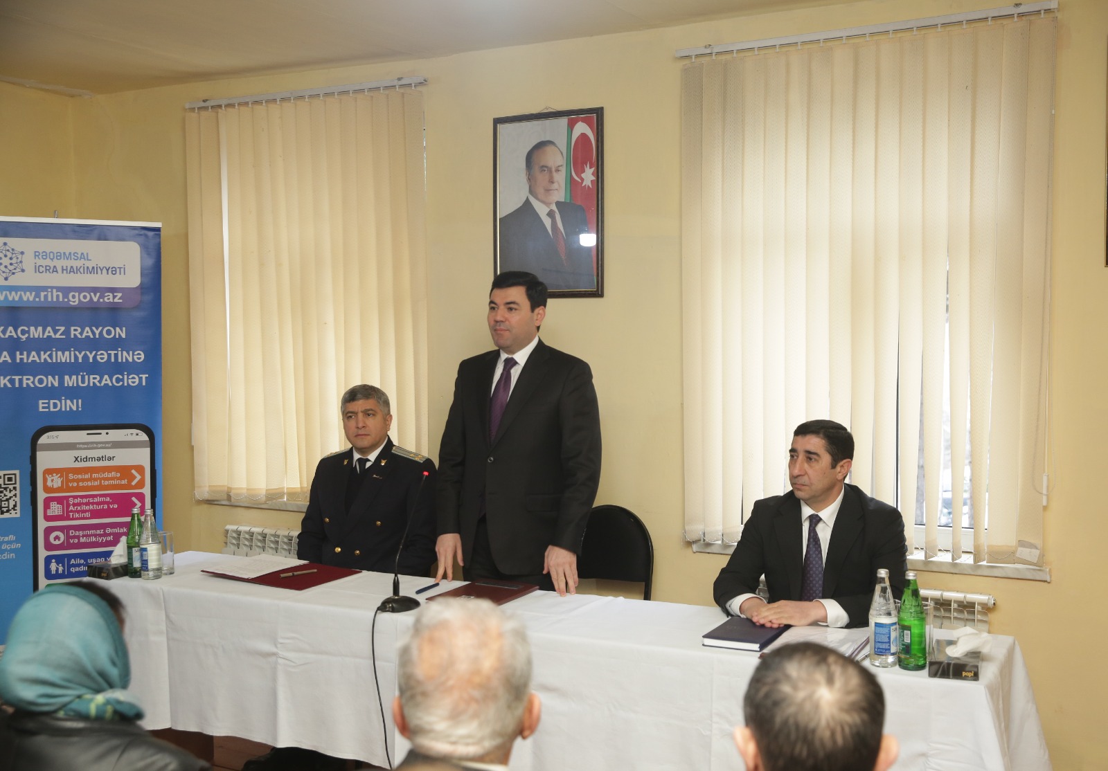 Xaçmazın Qaraqurtlu kəndində növbəti səyyar qəbul keçirilib (FOTO)