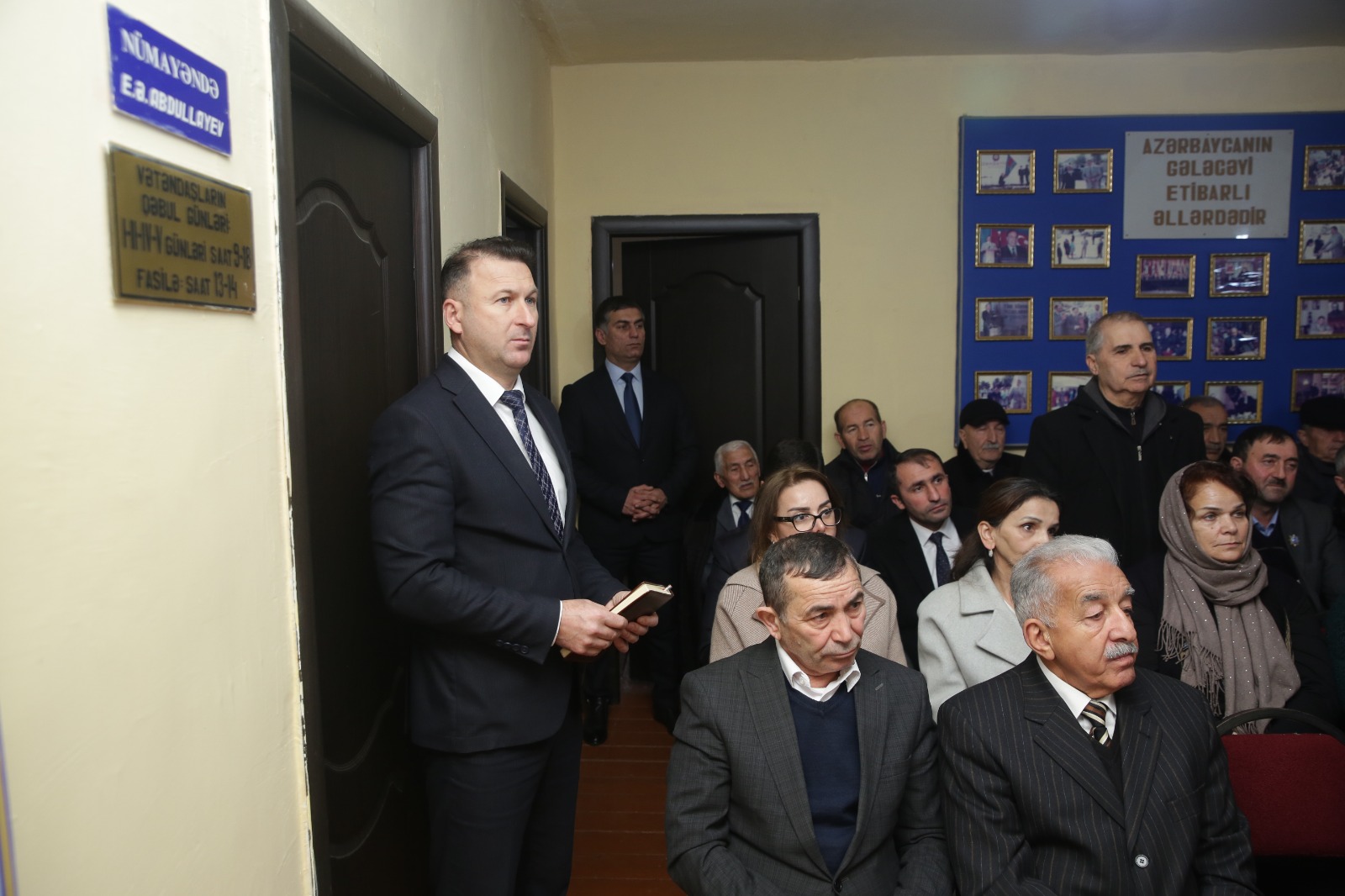 Xaçmazın Qaraqurtlu kəndində növbəti səyyar qəbul keçirilib (FOTO)