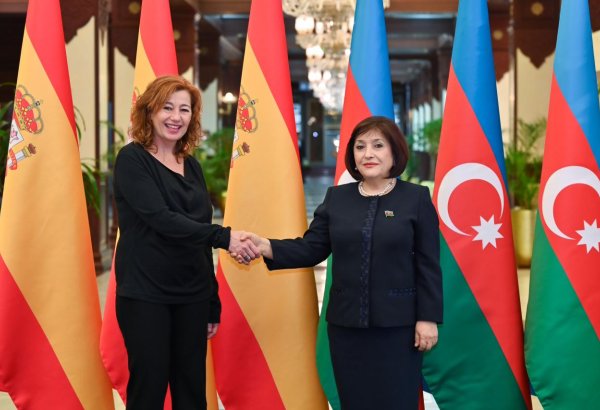 Sahibə Qafarova İspaniya Krallığı Deputatlar Konqresinin sədri ilə görüşdü (FOTO)