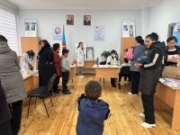 Nazirlik Ağdamın balaca sakinlərini müayinədən keçirdi (FOTO)