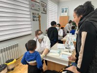 Nazirlik Ağdamın balaca sakinlərini müayinədən keçirdi (FOTO)