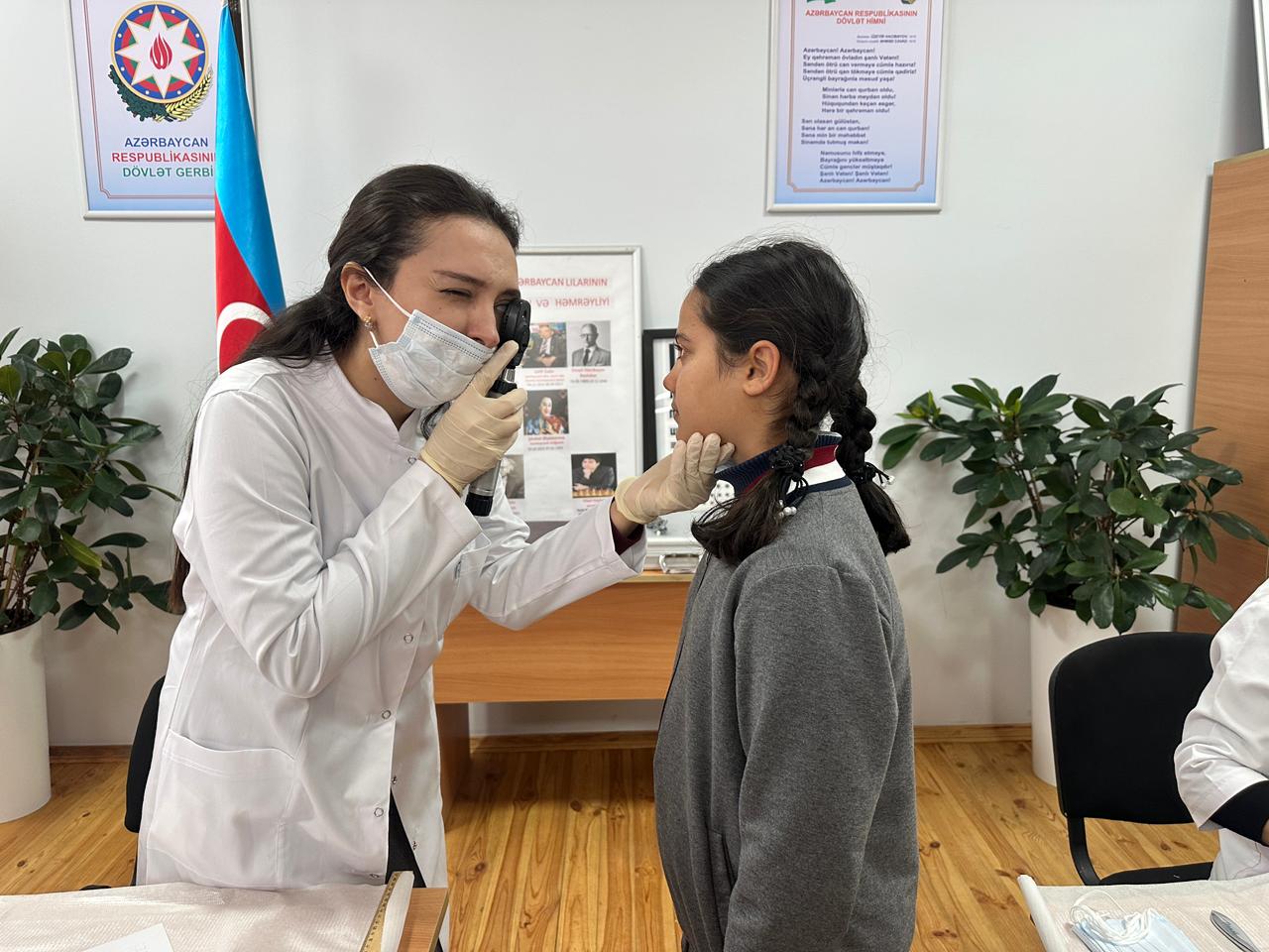 Nazirlik Ağdamın balaca sakinlərini müayinədən keçirdi (FOTO)