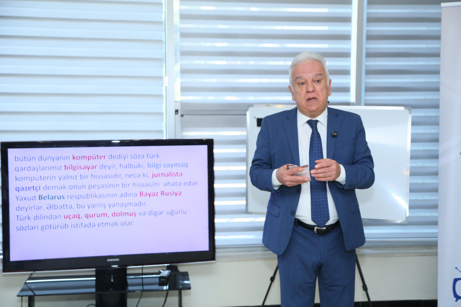 “Xəbər dilində məsuliyyət, ənənəvi media və rəqəmsal platformalarda tipik səhvlər” mövzusunda təlim keçirildi (FOTO)