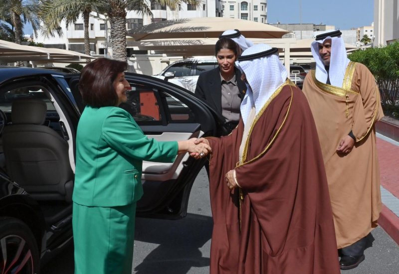 Milli Məclisin sədri Sahibə Qafarova Bəhreyn Şura Məclisinin sədri ilə görüşdü (FOTO)