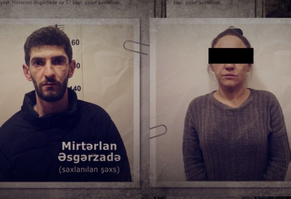 Sabunçuda narkokuryerliklə məşğul olmaqda şübhəli bilinən qadın və kişi saxlanıldı