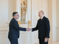 Prezident İlham Əliyev İsrail Dövlətinin xarici işlər nazirini qəbul edib (FOTO)