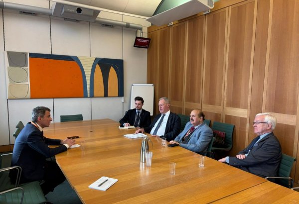 Azərbaycan-Böyük Britaniya parlamentlərarası əlaqələr üzrə işçi qrupunun fəaliyyəti bərpa olundu (FOTO)