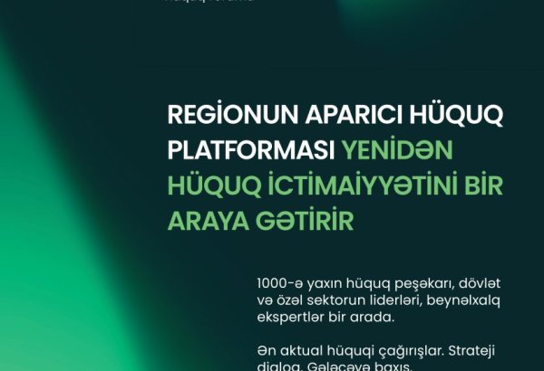 PAŞA Holding tərəfindən “LEGIS Hüquq Forumu” təşkil ediləcək (FOTO)
