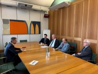 Azərbaycan-Böyük Britaniya parlamentlərarası əlaqələr üzrə işçi qrupunun fəaliyyəti bərpa olundu (FOTO)