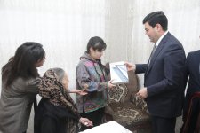 Xaçmazın icra başçısı 20 yaşı tamam olan şəhid övladını təbrik edib (FOTO)