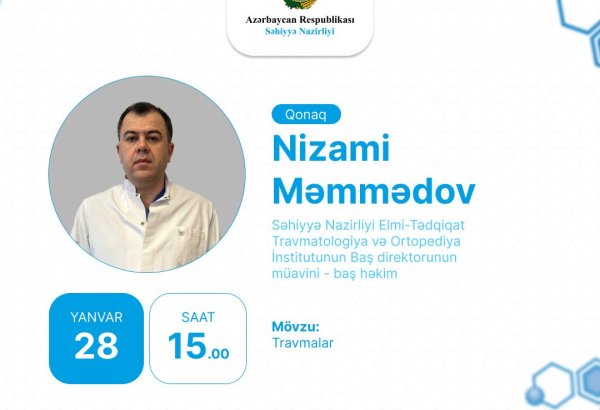 Avtomobil idarə edərkən təhlükəsizlik kəməri taxmamaq xəsarət riskini 3 dəfə artırır - Səhiyyə Nazirliyinin mütəxəssisi