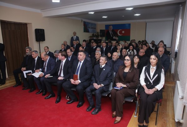 Xaçmaz şəhərində sakinlərin müraciət və təklifləri dinlənilib (FOTO)