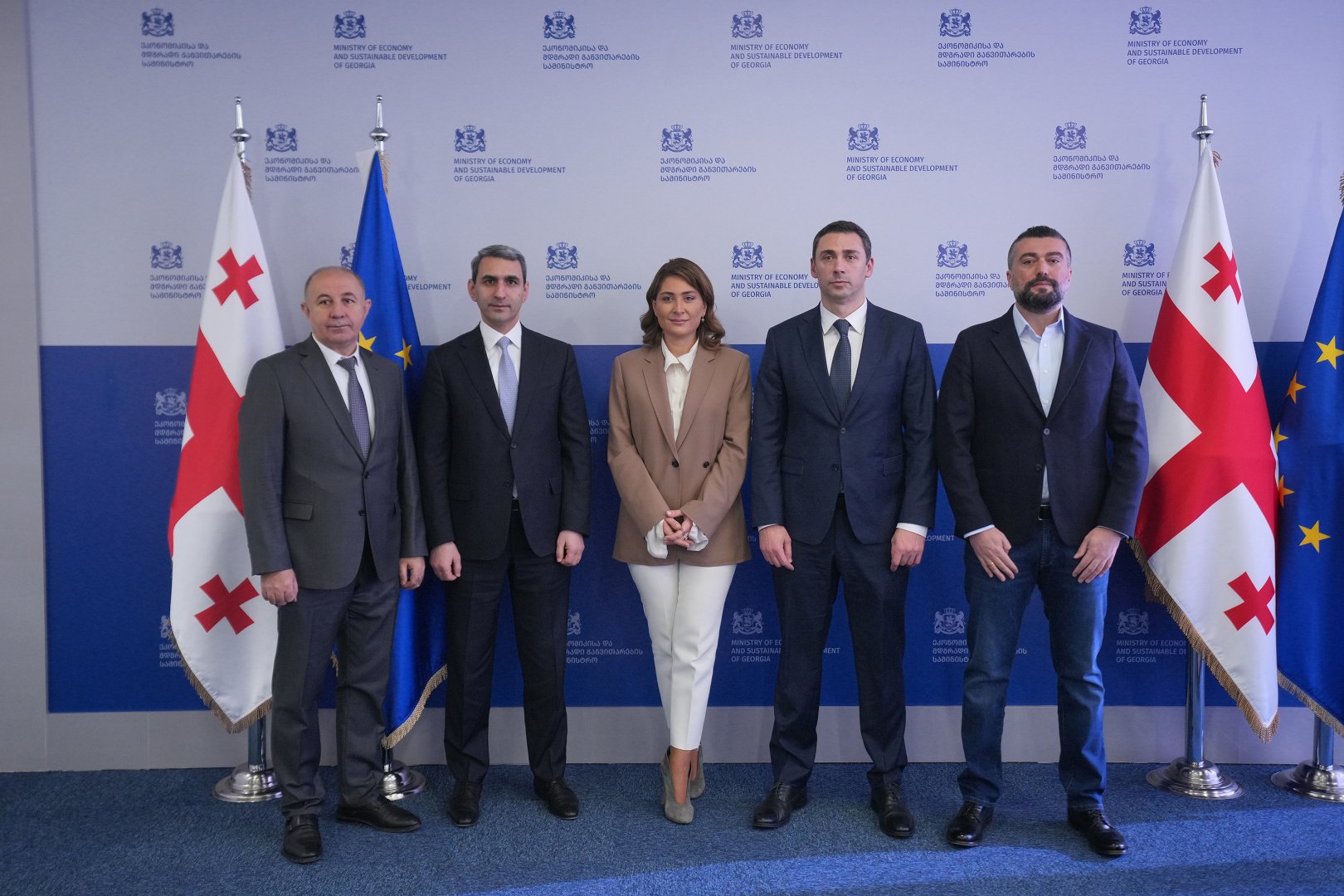 Bakı–Tbilisi–Qars dəmir yolu xətti üzrə müqavilələr imzalanıb (FOTO)