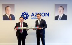 AZCON Holding-in icraçı direktoru Şahin Babayev Çinin “Zhuzhou Locomotive” şirkətinin nümayəndə heyəti ilə görüş keçirib (FOTO)