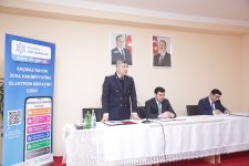 Xaçmaz şəhərində sakinlərin müraciət və təklifləri dinlənilib (FOTO)