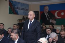 Xaçmaz şəhərində sakinlərin müraciət və təklifləri dinlənilib (FOTO)