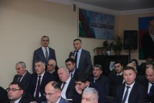 Xaçmaz şəhərində sakinlərin müraciət və təklifləri dinlənilib (FOTO)