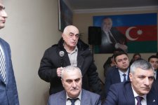 Xaçmaz şəhərində sakinlərin müraciət və təklifləri dinlənilib (FOTO)