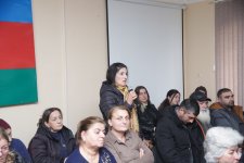 Xaçmaz şəhərində sakinlərin müraciət və təklifləri dinlənilib (FOTO)