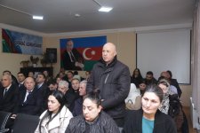 Xaçmaz şəhərində sakinlərin müraciət və təklifləri dinlənilib (FOTO)