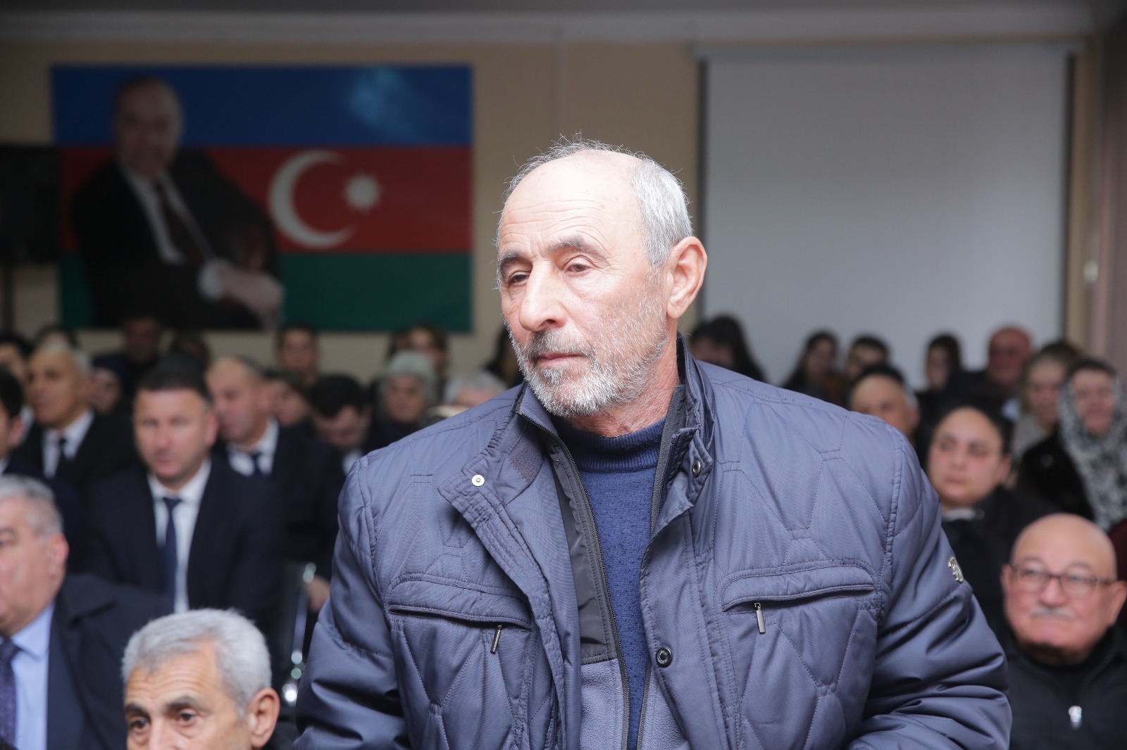 Xaçmaz şəhərində sakinlərin müraciət və təklifləri dinlənilib (FOTO)