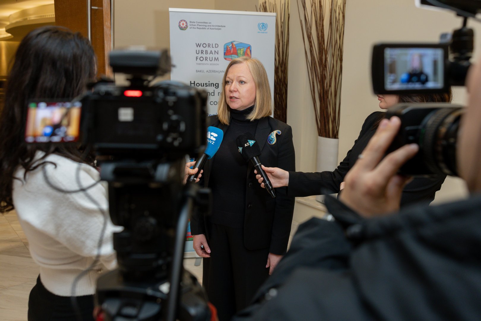 WUF13 üzrə media nümayəndələrinin məlumatlandırma sessiyası keçirilib (FOTO)