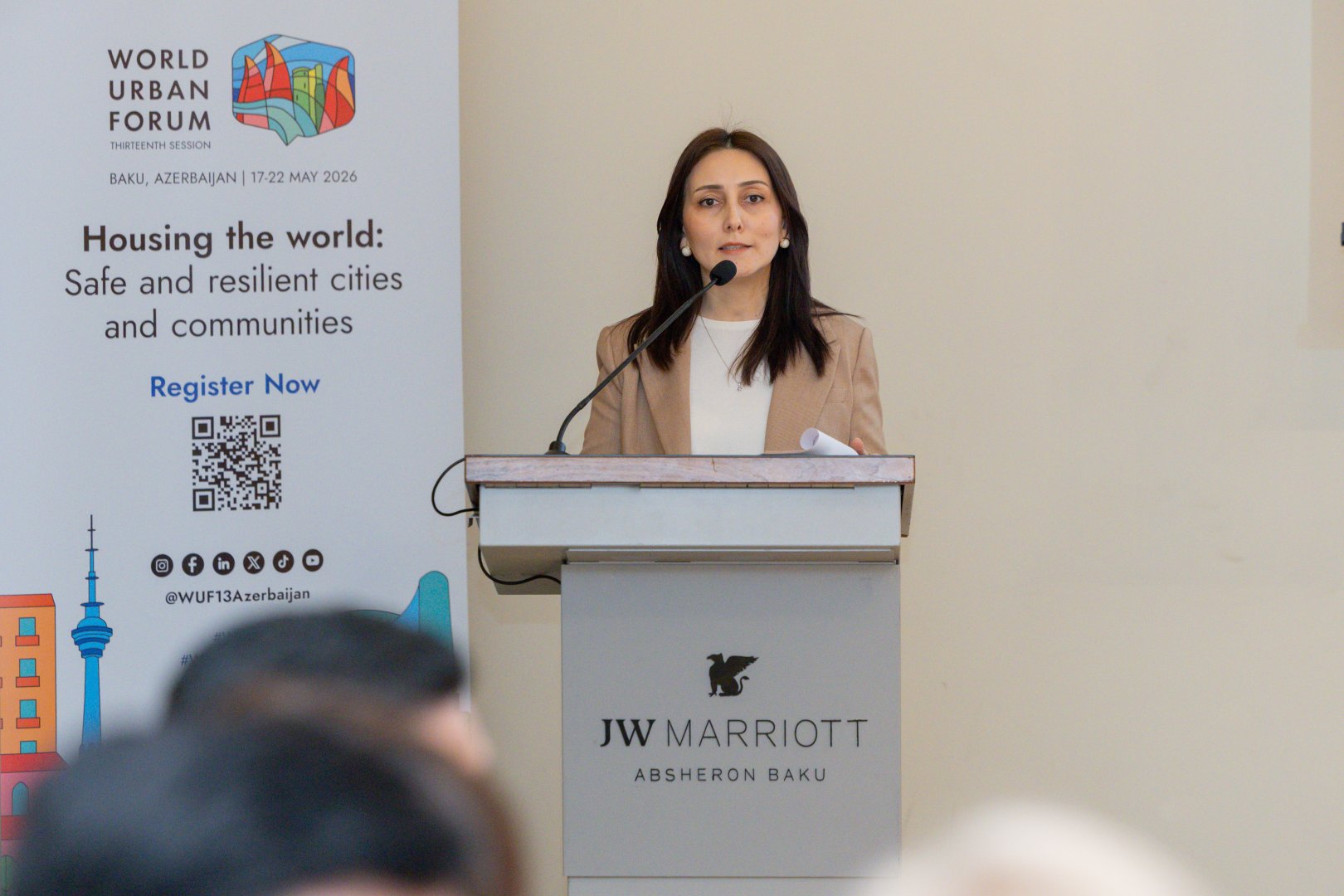 WUF13 üzrə media nümayəndələrinin məlumatlandırma sessiyası keçirilib (FOTO)