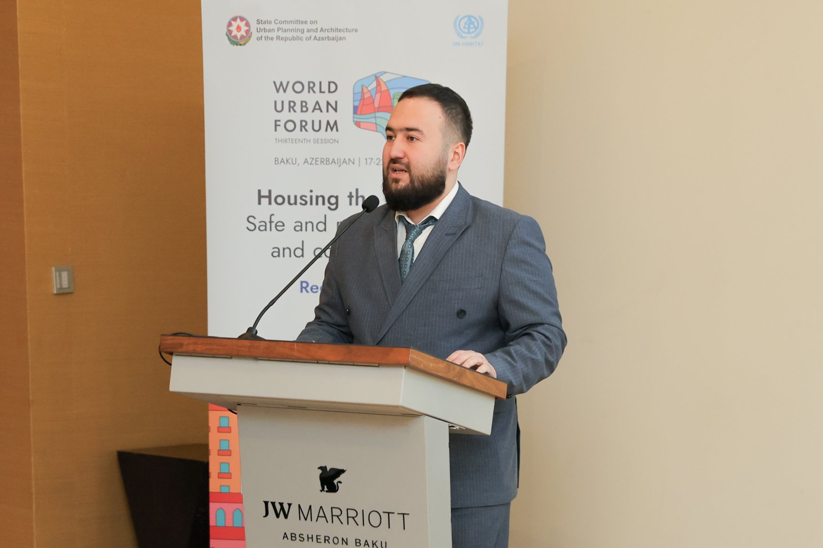 WUF13 üzrə media nümayəndələrinin məlumatlandırma sessiyası keçirilib (FOTO)