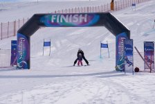Uşaqlar arasında xizək yarışı üzrə Heydər Əliyev Kuboku keçirildi (FOTO)
