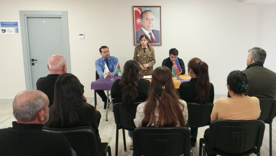 Fövqəladə Hallar Nazirliyi tərəfindən silsilə maarifləndirmə tədbirləri keçirildi (FOTO)