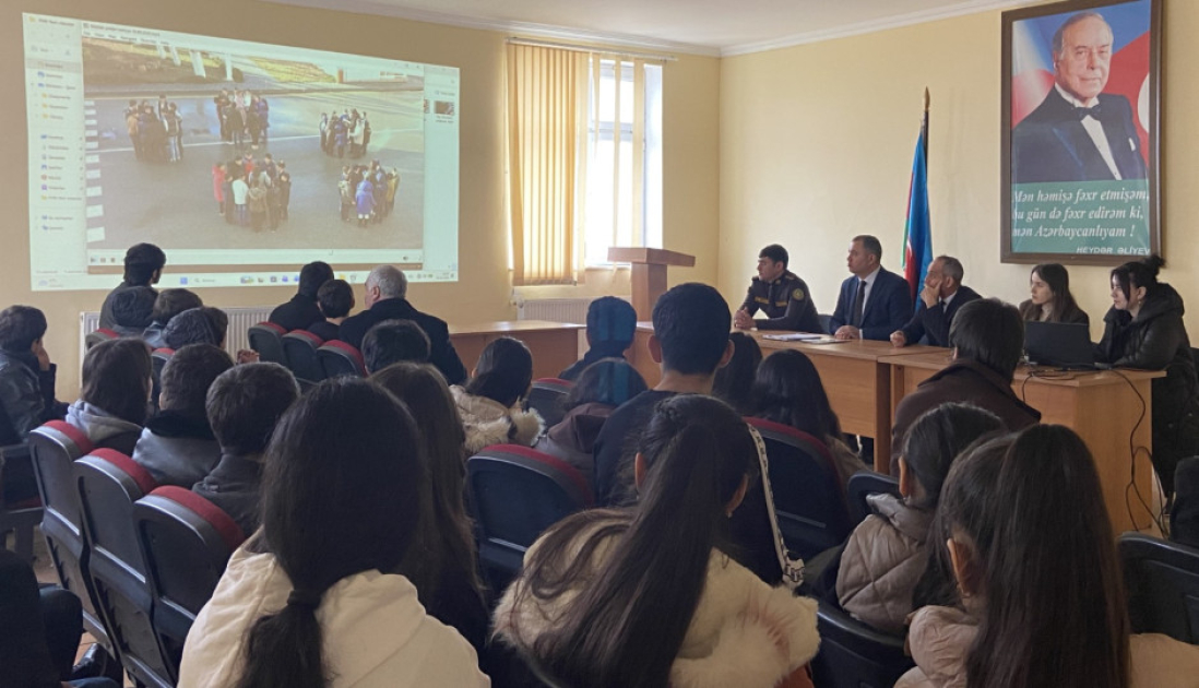 Fövqəladə Hallar Nazirliyi tərəfindən silsilə maarifləndirmə tədbirləri keçirildi (FOTO)