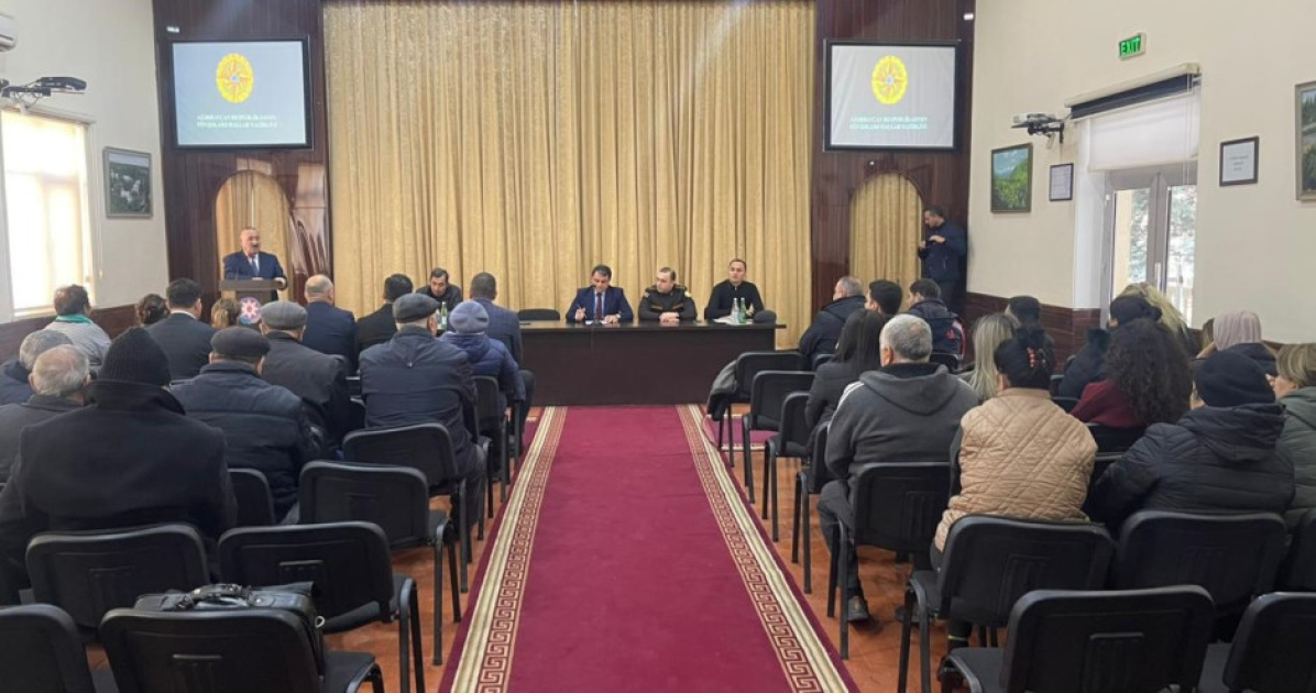 Fövqəladə Hallar Nazirliyi tərəfindən silsilə maarifləndirmə tədbirləri keçirildi (FOTO)