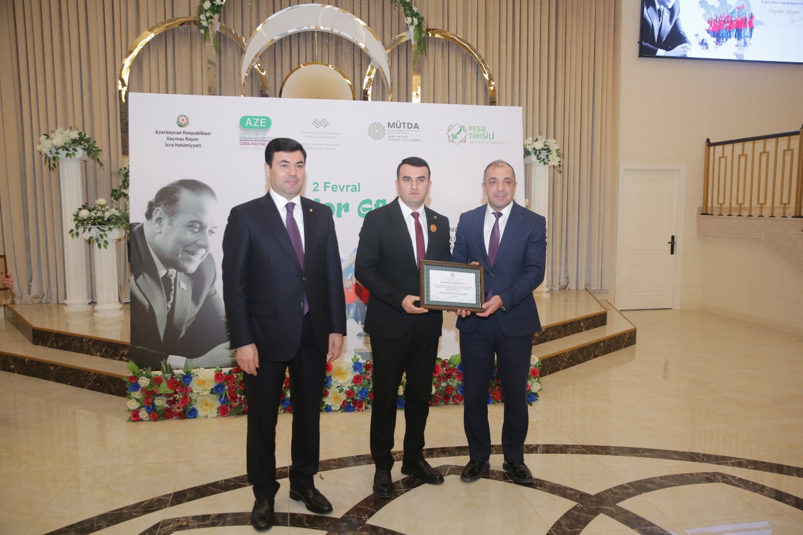 Xaçmaz rayonunda 2 Fevral – Azərbaycan Gəncləri Günü qeyd olunub (FOTO)