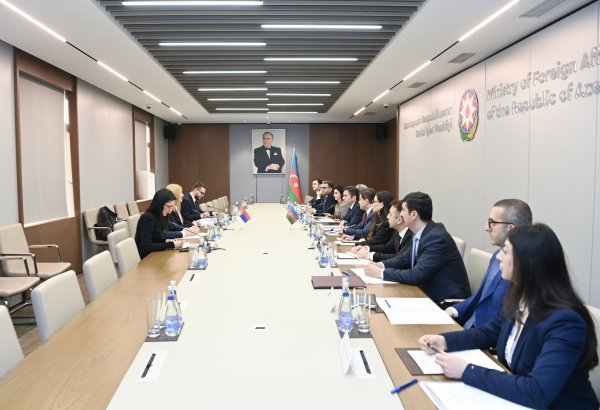 Azərbaycan və Serbiya arasında siyasi məsləhətləşmələr keçirildi (FOTO)